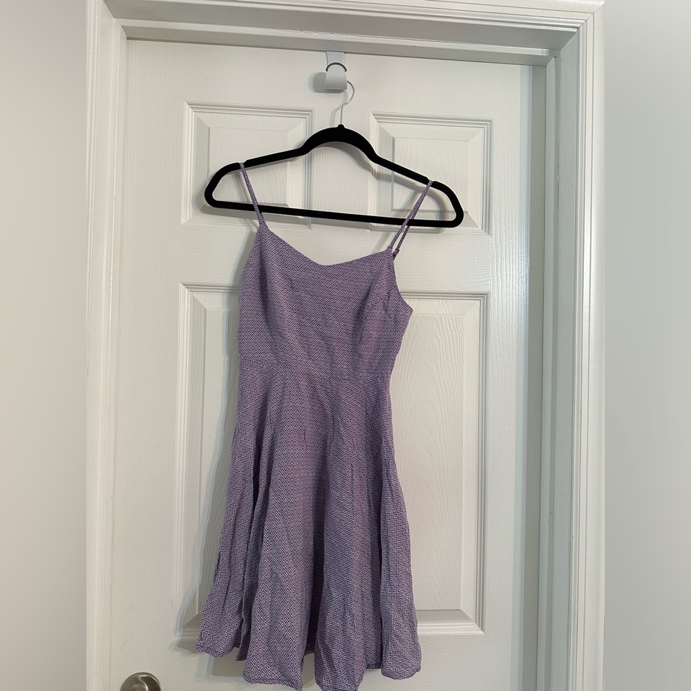 Women’s Old Navy XS Purple Patterned Sun Dress